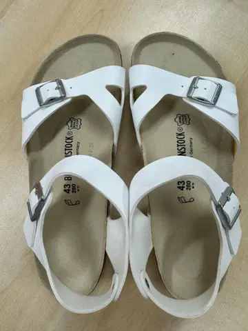 BIRKENSTOCK RIO 화이트 28cm(43)
