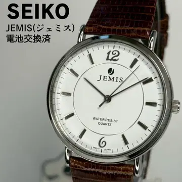 미사용품 SEIKO 세이코 제미스 쿼츠 손목시계 배터리 교환 완료