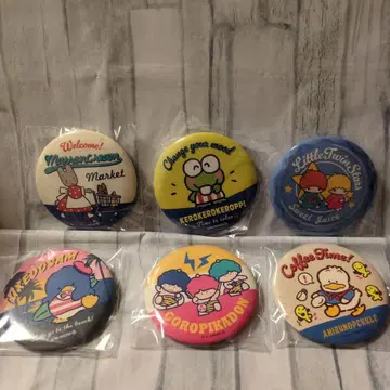 SANRIO 캔뱃지 6개 세트
