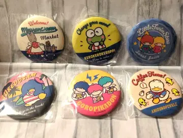 [미사용 새상품] SANRIO 캔뱃지 6세트