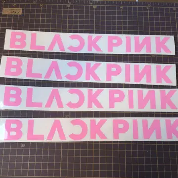 블랙 핑크 BLACKPINK 커팅 스티커 핑크