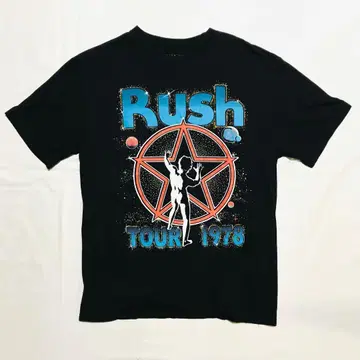 RUSH TOUR 1978 티셔츠 M 러쉬 투어 티셔츠