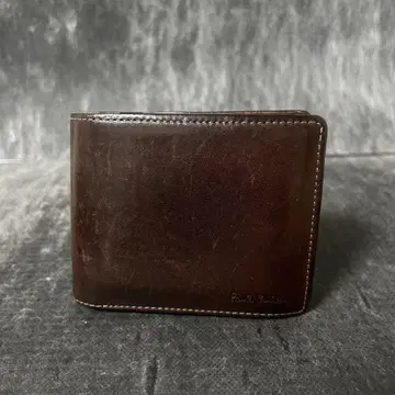 폴스미스 폴더 지갑 가죽 지갑 브라운 컴팩트