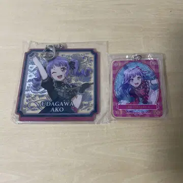 뱅드림 Roselia 우타가와 아코 아크링 키링 아크릴 키링 2개 세트