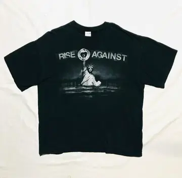 RISE AGAINST 티셔츠 XL 라이즈어게인스트 hardcore