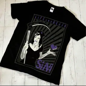 SiM LiFE AND DEATH 투어 티셔츠 2012 블랙