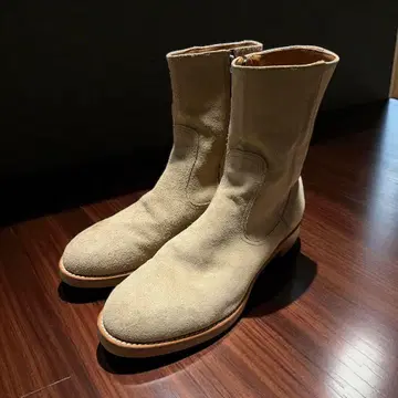 CHORD NUMBER EIGHT 스웨이드 부츠 (베이지) 28cm