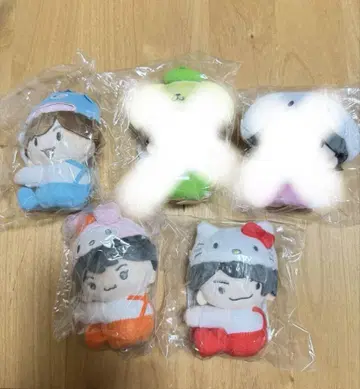 나니와단시 산리오 콜라보 봉제 인형 5종 세트