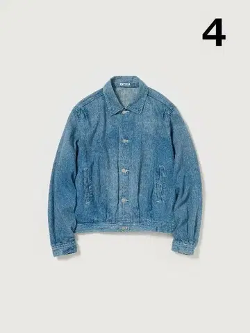 SELVEDGE FADED LIGHT DENIM BLOUSON 4