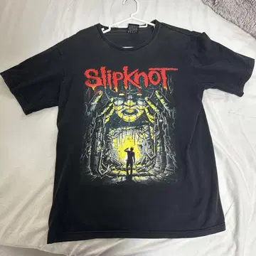 Slipknot 그래픽 티셔츠 L 사이즈 블랙 구제 의류