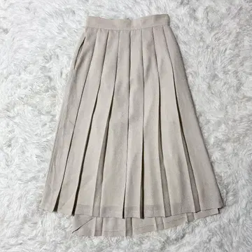 Spick & Span 박스 플리츠 롱 스커트 36