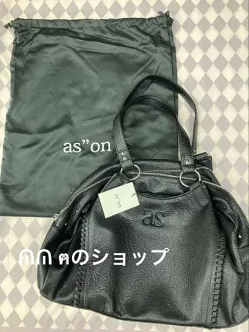 ason ason BONITA BIG BAG 백 블랙 L 한국 인기