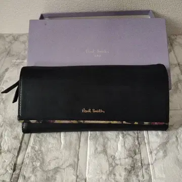 [ 새상품급 ] Paul Smith 블랙 장지갑