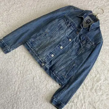 GAP 데님 자켓 인디고 블루 XS 캐주얼 넉넉한 겉옷