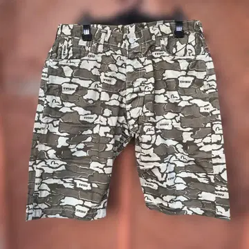 EVISU 카모플라쥬 숏팬츠 사이즈 34 LOT 2001