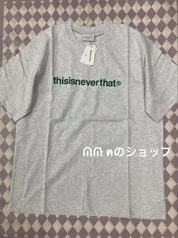 디스이즈네버댓 반팔 그레이 L 한국 인기 남녀 공용