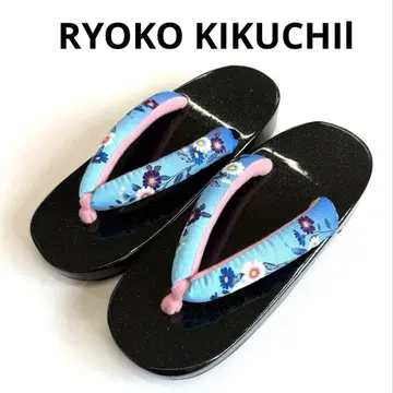 RYOKO KIKUCHIl 고급 오동나무 나막신 여성 여성용 유카타