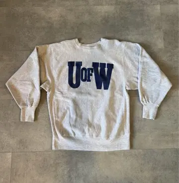 90'S 자수 택 챔피언 리버스 위브 UofW XL