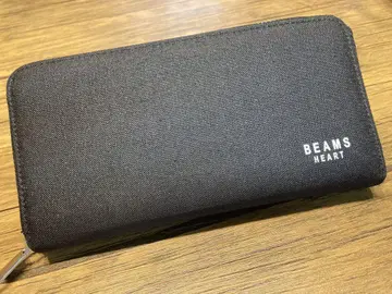 새상품급 빔즈 HEART 블랙 장지갑 빔즈 지갑 검정