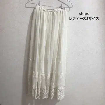 [ ships ] 레이스 패턴 스커트 여성용 S 사이즈