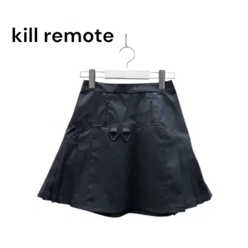 kill remote 킬리모트 사이드 플리츠 디자인 미니 스커트