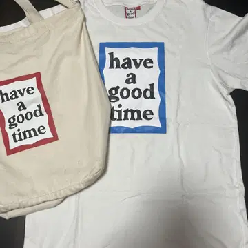 have a good time 티셔츠, 토트백