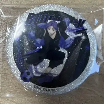 블루 록 미카게 레오 나이트 축구 캔뱃지 레어 글리터