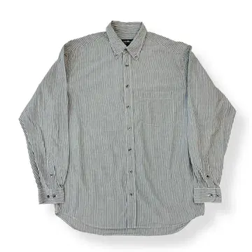 00년대~ Eddie Bauer 스트라이프 버튼다운 셔츠 L