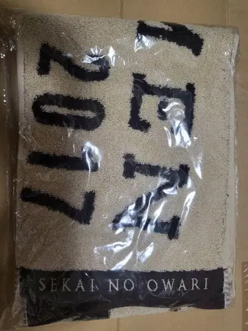 미개봉 SEKAI NO OWARI BREMEN 2017 타월