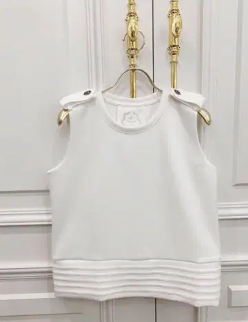 Vaqutaux Voyage 밀리터리 슬리브리스 탑 Sally 사이즈