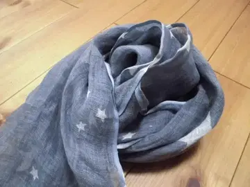 시트러스 린넨 스톨 네이비