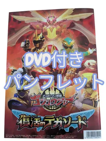 즉시 발송 DVD 포함 팜플렛 영화 고쥬저 가면라이더 가브