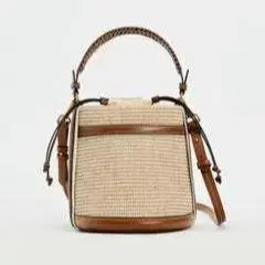 ZARA 자라 백 2Way 숄더백 바스켓 백 버킷 백
