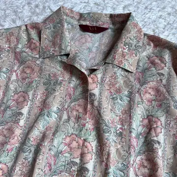 V&A 윌리엄 모리스 꽃무늬 블라우스 M