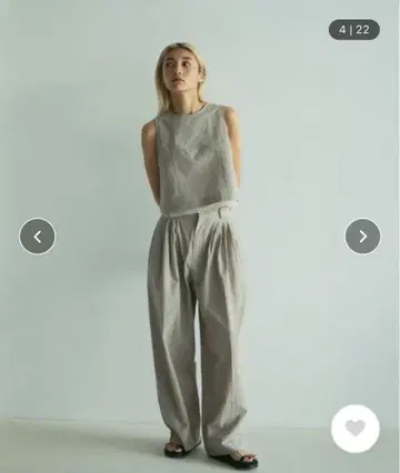 [ 얼룩 있음 ] Anuke Check Tuck Pants