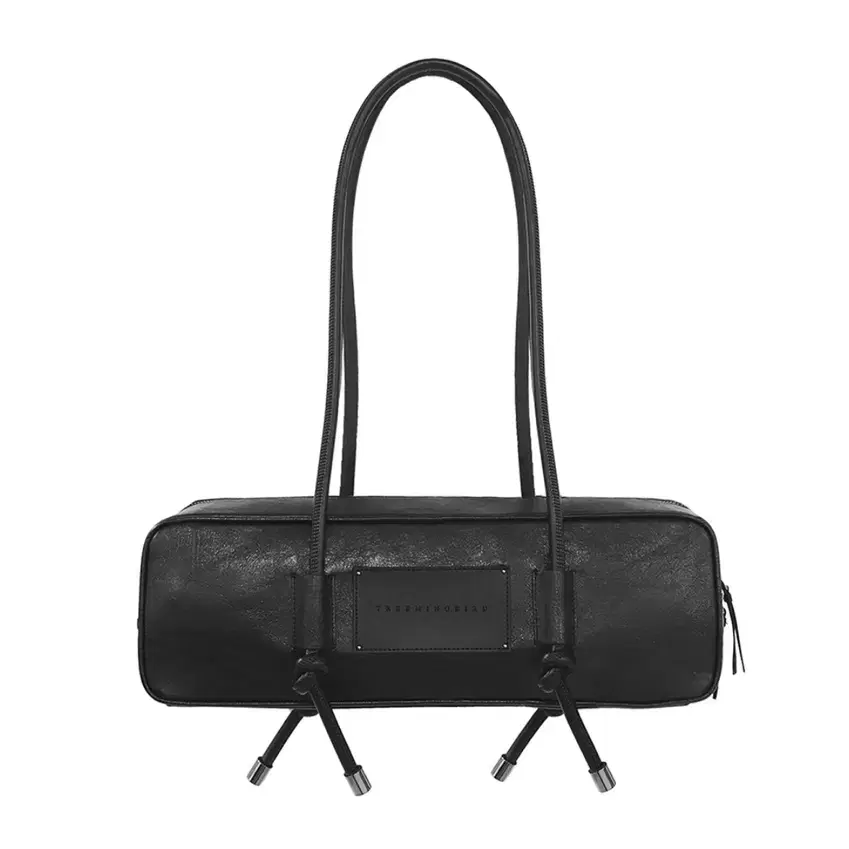 韓国商品/TREMINGBIRD Rivet Point Leather Square Mini Bag TREEMINGBIRD] Rivet Point Leather Square Mini Bag [ Black