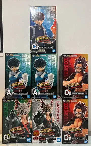 나의 히어로 아카데미아 제일복권 FIGHTING HEROES 세트