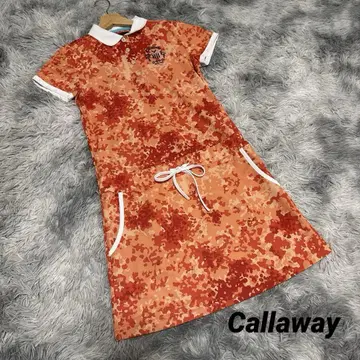 [새상품급] Callaway 캘러웨이 골프웨어 원피스 오렌지 M
