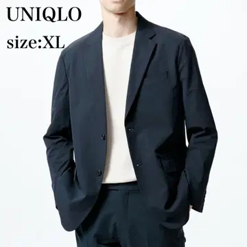UNIQLO 유니클로 감동 자켓 네이비 2WAY XL