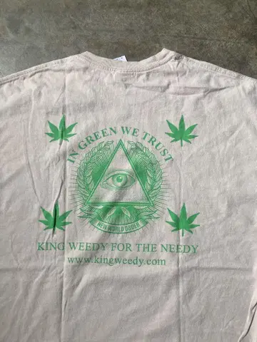 레어 Vintage king weedy 티셔츠 프리메이슨