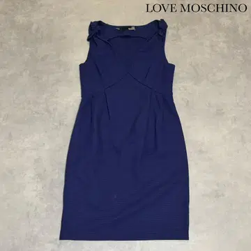LOVE 모스키노 슬리브리스 타이트 원피스 R230