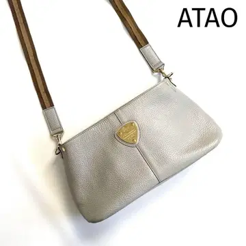 ATAO 아타오 숄더백 핸드백 금 플레이트 그레이지