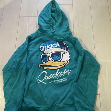 Quackers 후드티 터콰이즈