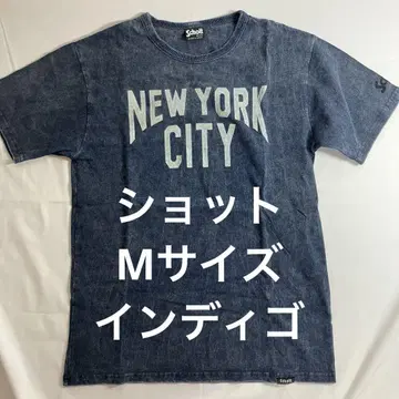 Schott NEW YORK CITY 티셔츠 M 사이즈 인디고