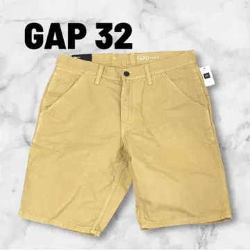 미사용 새상품 GAP 숏 팬츠 카키 남성용 32인치