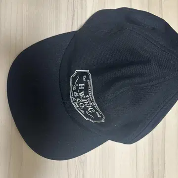 H.W. DOG&CO 블랙 워크 캡 38