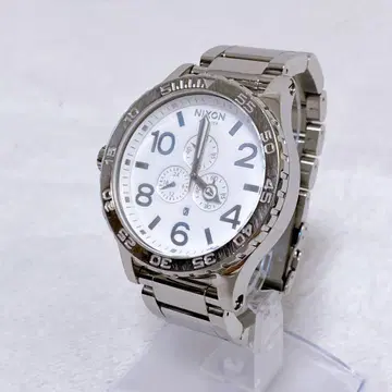 NIXON 닉슨 51-30CHRONO 크로노그래프 화이트 흰색 손목시계