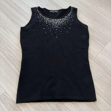 Eternal Cashmere 슬리브리스 니트 M 블랙