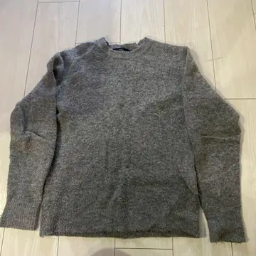 RAGEBLUE 그레이 크루넥 스웨터 M