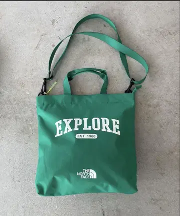 THE NORTH FACE EXPLORE 토트백 그린